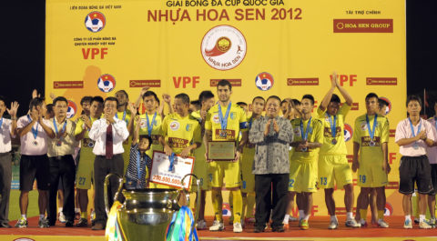HN T&T nhận HCB Cúp Quốc gia 2012