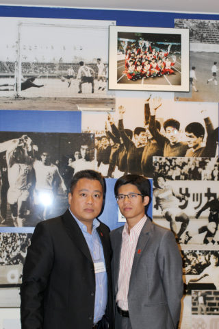 Anh Nguyễn Minh Ngọc tại Bảo tàng Bóng đá Nhật Bản tại trụ sở JFA - J.League 2014